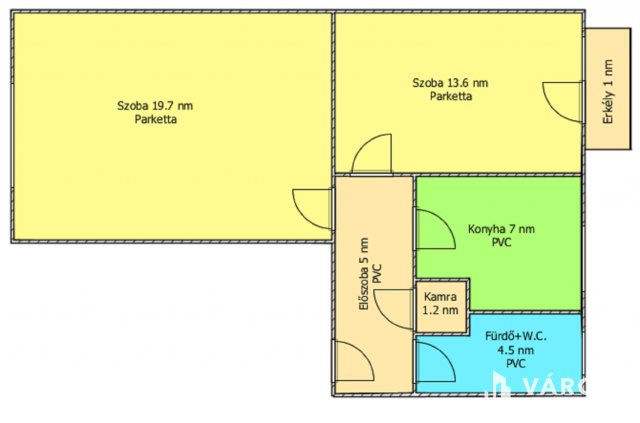 Eladó téglalakás, Salgótarjánban 10.5 M Ft, 2 szobás