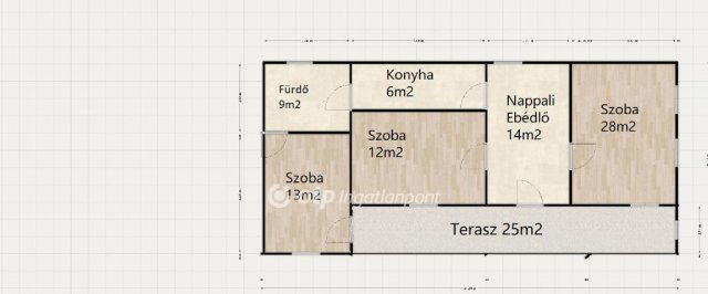 Eladó családi ház, Gáborjánban 20 M Ft, 3 szobás