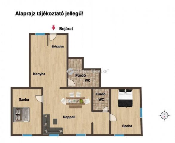 Eladó téglalakás, Budapesten, VI. kerületben 149 M Ft, 3 szobás