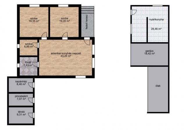 Eladó családi ház, Csanyteleken 39.9 M Ft, 3+1 szobás