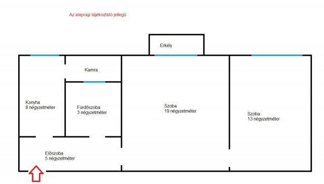 Eladó téglalakás, Dunaújvárosban 24.5 M Ft, 2 szobás