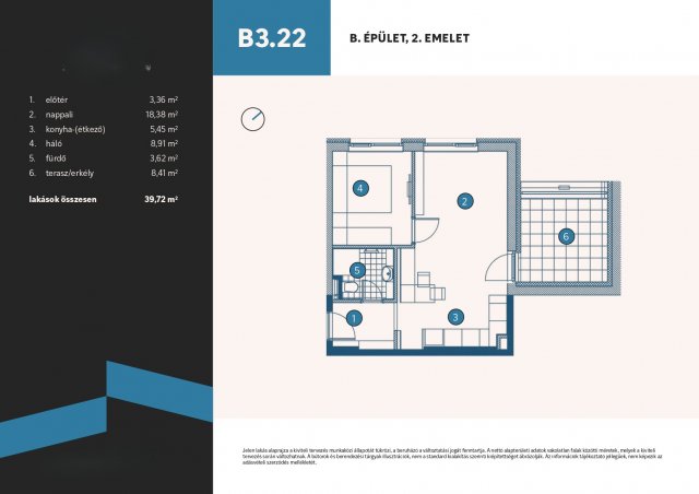 Eladó téglalakás, Vámosszabadin 43.9 M Ft, 1+1 szobás