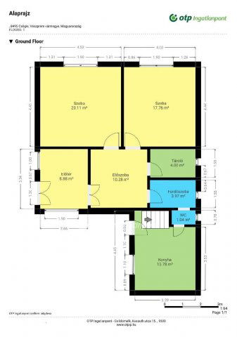 Eladó családi ház, Csöglén 13.9 M Ft, 2 szobás