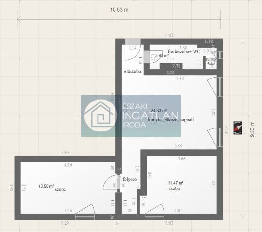 Eladó téglalakás, Kazincbarcikán, Építők útján 28.5 M Ft