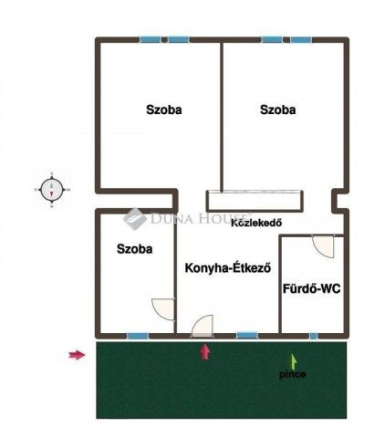 Eladó téglalakás, Budapesten, IV. kerületben 89 M Ft, 3 szobás