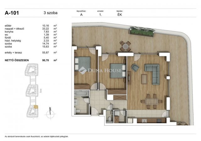 Eladó téglalakás, Budapesten, XI. kerületben 205.5 M Ft