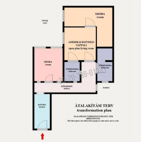 Eladó téglalakás, Budapesten, IX. kerületben 93.9 M Ft, 3 szobás