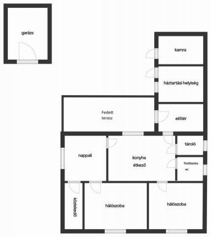 Eladó családi ház, Kecskeméten 45.9 M Ft, 2 szobás
