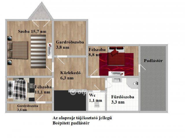 Eladó ikerház, Orosházán 38 M Ft, 1+3 szobás