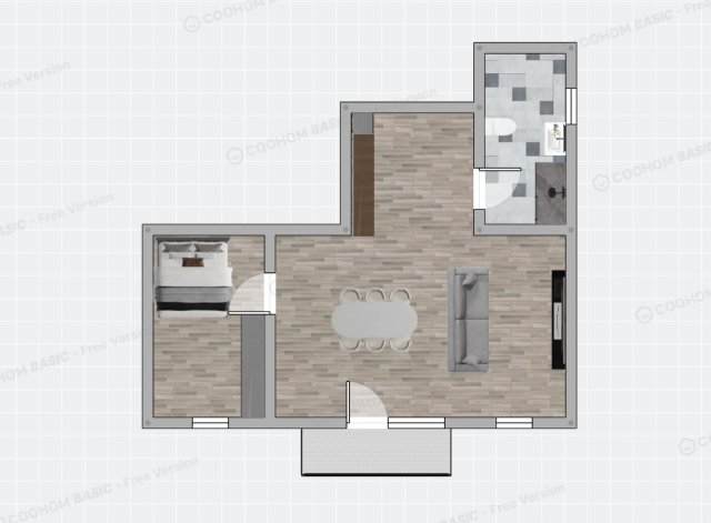 Eladó téglalakás, Pécsett, Huba utcában 38 M Ft, 1 szobás