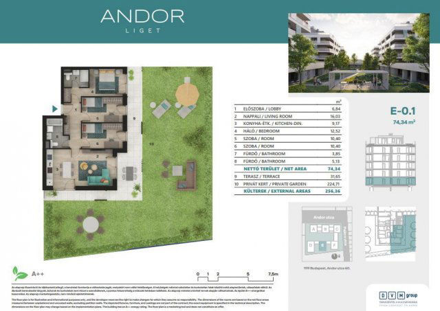 Eladó téglalakás, Budapesten, XI. kerületben, Andor utcában