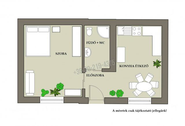 Eladó téglalakás, Petőfibányán 26 M Ft, 1 szobás