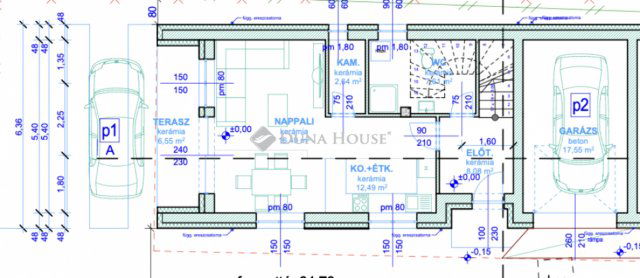 Eladó ikerház, Vecsésen 110 M Ft, 4 szobás