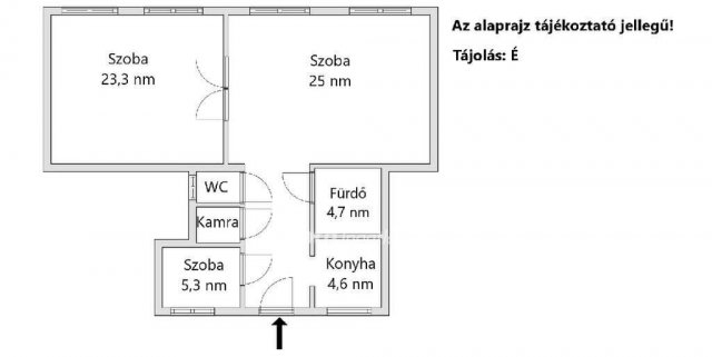 Eladó téglalakás, Budapesten, VIII. kerületben 78.5 M Ft