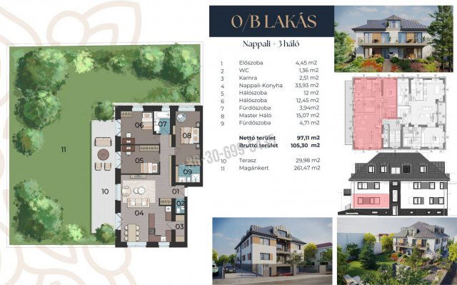 Eladó téglalakás, Budapesten, XII. kerületben 349.9 M Ft