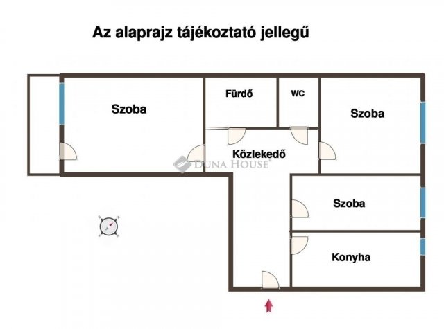 Eladó panellakás, Budapesten, IV. kerületben 64.9 M Ft, 3 szobás