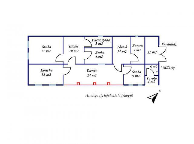 Eladó családi ház, Tápiószőlősön 34 M Ft, 1+2 szobás