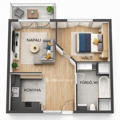 Eladó téglalakás, Budapesten, III. kerületben 74.5 M Ft