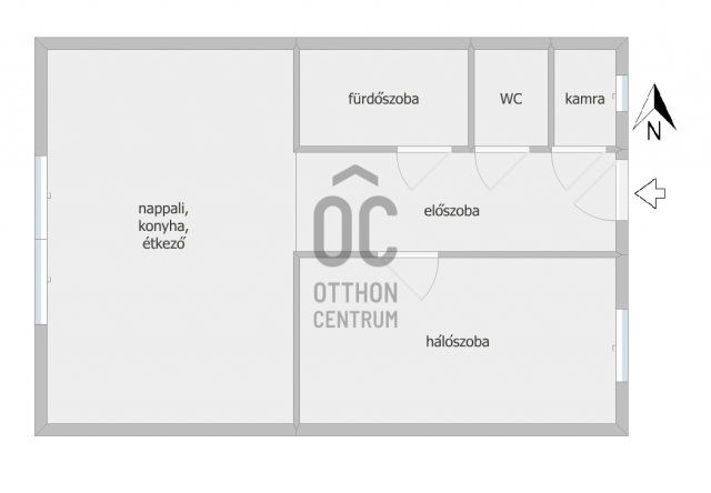 Eladó téglalakás, Cegléden 48.5 M Ft, 2 szobás