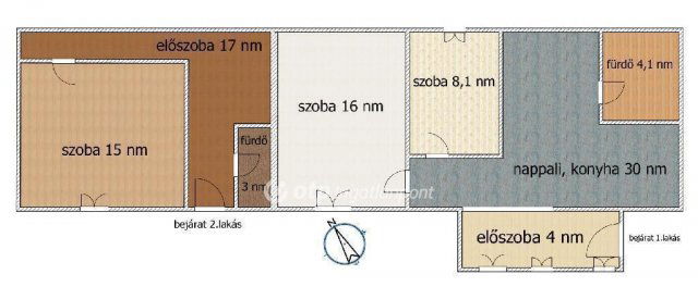 Eladó családi ház, Kiskunlacházán 44.9 M Ft, 5 szobás