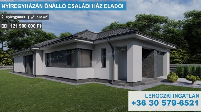 Eladó családi ház, Nyíregyházán 121.9 M Ft, 4 szobás