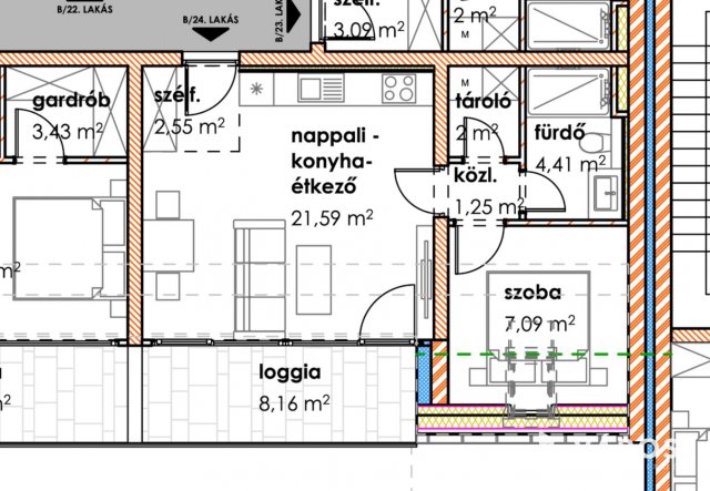 Eladó téglalakás, Makón 45.2 M Ft, 2 szobás
