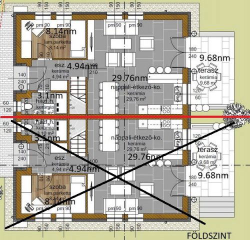 Eladó ikerház, Budapesten, XXII. kerületben 135 M Ft, 5 szobás