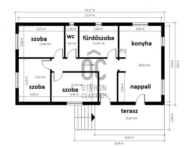 Eladó családi ház, Tápiószentmártonon 53.5 M Ft, 3 szobás