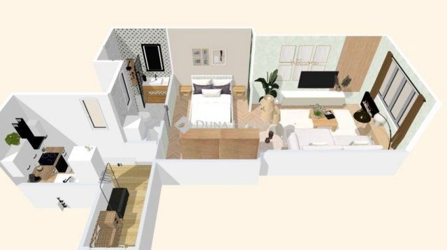 Eladó téglalakás, Budapesten, II. kerületben 69.9 M Ft, 1 szobás