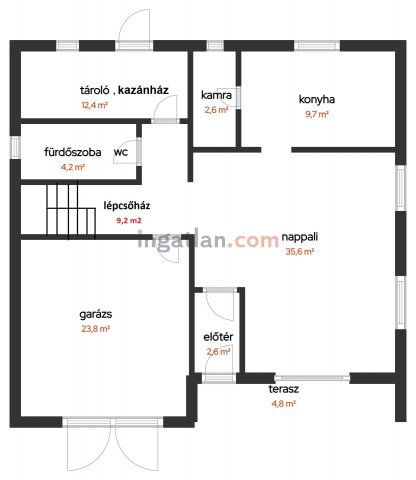 Eladó családi ház, Szerencsen 44.9 M Ft, 4 szobás
