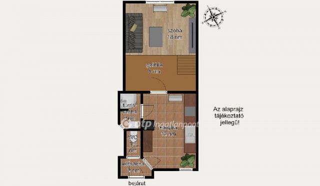 Eladó téglalakás, Budapesten, VIII. kerületben 49.9 M Ft