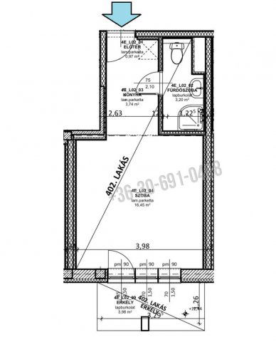 Eladó téglalakás, Budapesten, IX. kerületben 44.99 M Ft