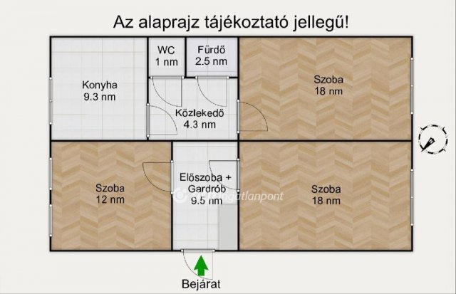 Eladó panellakás, Budapesten, X. kerületben 79 M Ft, 3 szobás
