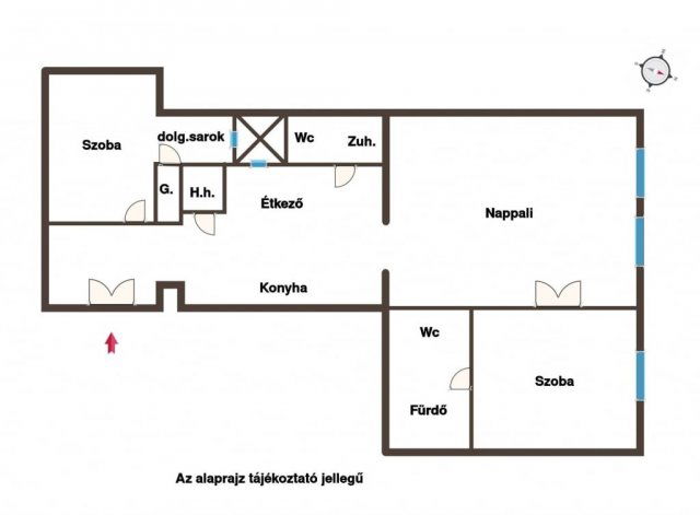 Eladó téglalakás, Budapesten, VI. kerületben 209 M Ft, 3 szobás