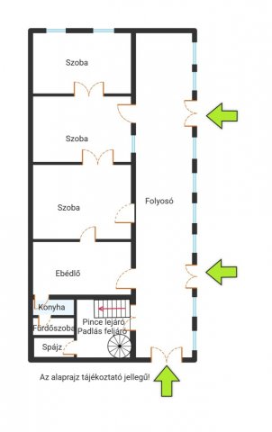 Eladó családi ház, Vaskúton 15.5 M Ft, 3 szobás