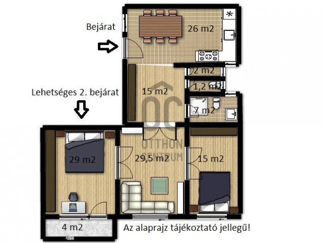 Eladó téglalakás, Budapesten, VI. kerületben 169 M Ft, 3 szobás