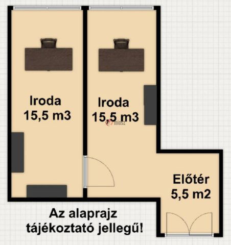 Kiadó iroda, Szegeden 79 E Ft / hó, 2 szobás