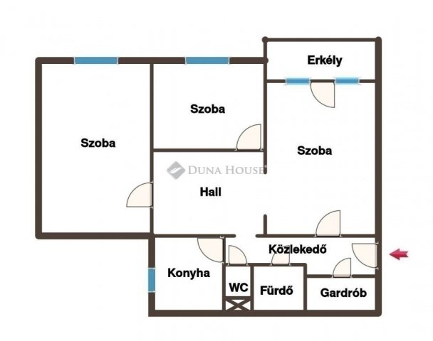 Eladó panellakás, Budapesten, X. kerületben 84.9 M Ft, 2+1 szobás