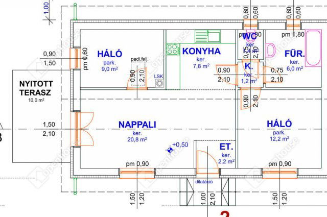 Eladó családi ház, Monorierdőn 46 M Ft, 3 szobás