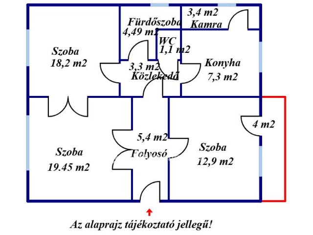 Eladó téglalakás, Bácsalmáson 22.9 M Ft, 3 szobás