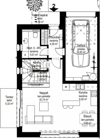 Eladó ikerház, Budapesten, X. kerületben 134.9 M Ft, 4 szobás