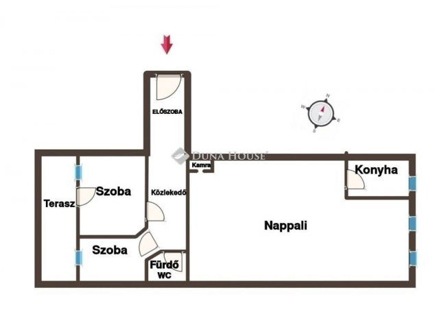 Eladó téglalakás, Kecskeméten 62.9 M Ft, 1+2 szobás