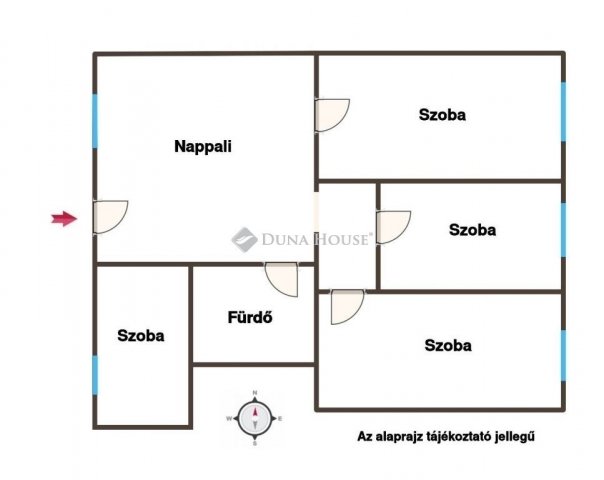 Eladó téglalakás, Budapesten, VI. kerületben 110 M Ft, 5 szobás