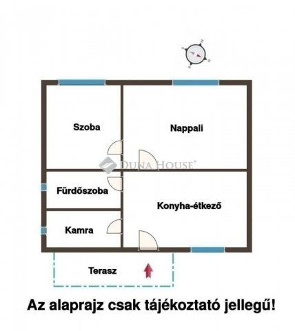 Eladó téglalakás, Monoron 56.9 M Ft, 2 szobás