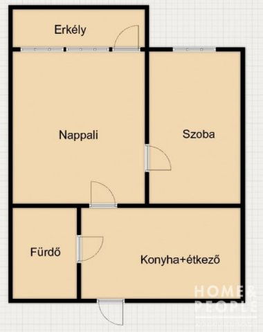 Eladó téglalakás, Szegeden 45 M Ft, 2 szobás