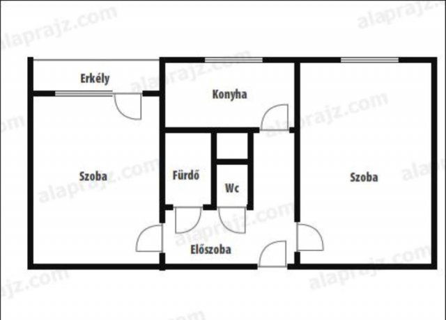 Eladó panellakás, Székesfehérvárott 52.9 M Ft, 2 szobás