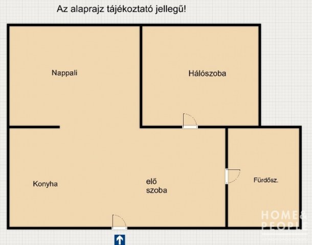 Eladó családi ház, Hódmezővásárhelyen 13 M Ft, 2 szobás