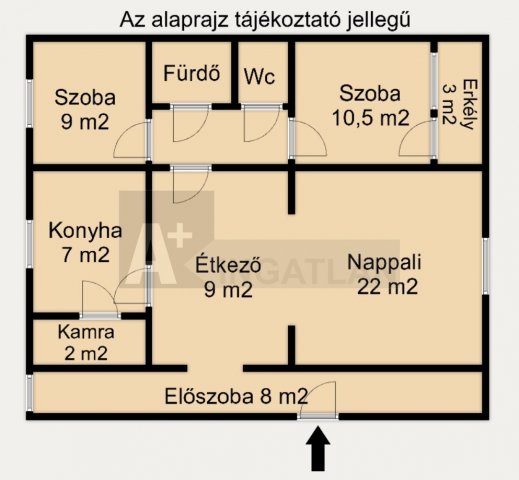 Eladó panellakás, Szegeden 74.9 M Ft, 3 szobás