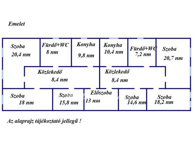 Eladó családi ház, Tóalmáson 60 M Ft, 12 szobás