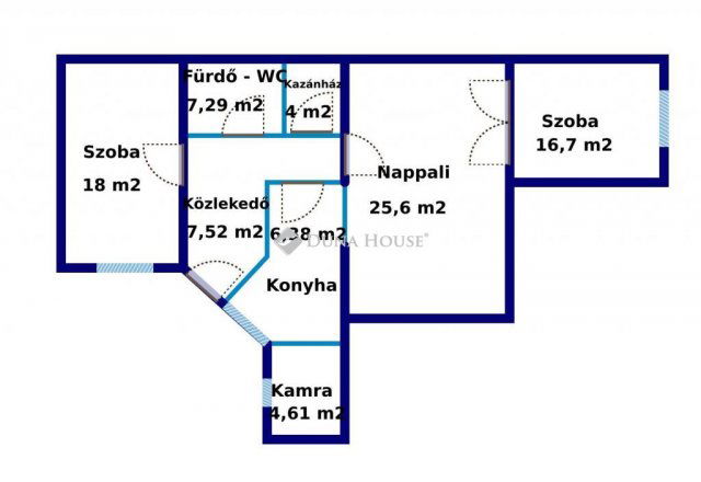 Eladó téglalakás, Mohácson, Kossuth Lajos utcában 23 M Ft